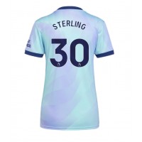 Maglia Calcio Arsenal Raheem Sterling #30 Terza Divisa Donna 2024-25 Manica Corta